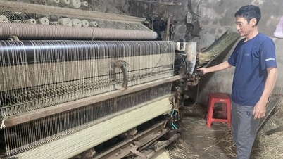 Cu utilizarea mașinilor de țesut, satul de țesut rogojini din rogoz Quang Ngoc a realizat un progres, cu venituri anuale de 340 de miliarde de VND.