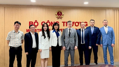 Viseminister Phan Thi Thang mottok og holdt et arbeidsmøte med guvernøren i Perm kraj-provinsen i Russland.