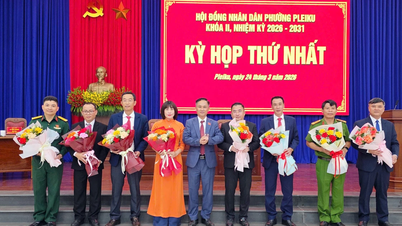 លោក ង្វៀន សួនភឿក ត្រូវបានជ្រើសតាំងឡើងវិញជាប្រធានក្រុមប្រឹក្សាប្រជាជនសង្កាត់ Pleiku សម្រាប់អាណត្តិ ២០២៦-២០៣១។