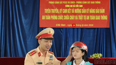 Coc San: Hampir 500 orang menerima pelatihan tentang pencegahan kebakaran, pemadaman kebakaran, penyelamatan, dan keselamatan lalu lintas.