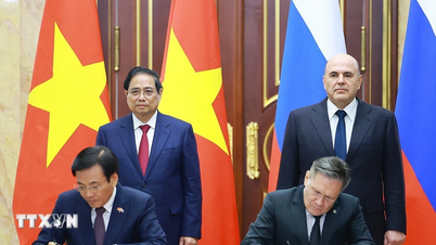 Russiske medier dekket statsminister Pham Minh Chinhs besøk i stor grad.