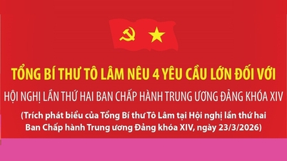 (Infographic) General Secretary To Lam outlines 4 major requirements for the Second Central Committee Meeting.