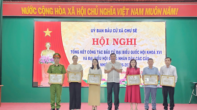 Kommunerna Chư Sê, Đăk Pơ och Kông Chro sammanfattar sitt valarbete.