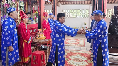Spring Festival of the Year of the Rooster - a beautiful cultural feature at the Van Thanh Temple historical site.
