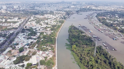 Dong Nai heeft bijna 60% van het grondoppervlak voor het Cai Riverfront Road-project overgedragen.