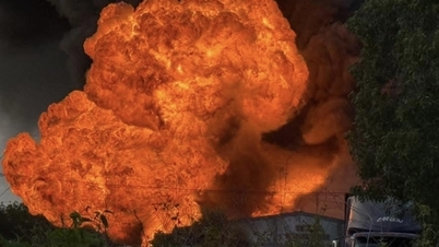 La policía está trabajando para controlar un incendio en un almacén de productos químicos en Ciudad Ho Chi Minh.