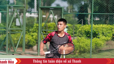 Un jucător de tenis talentat din provincia Thanh Hoa.