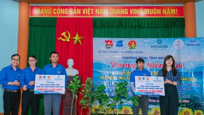 Le syndicat local de Hoiana et le syndicat de jeunesse de la commune de Duy Nghia ont collaboré à une campagne de don de sang pour mener des actions sociales.
