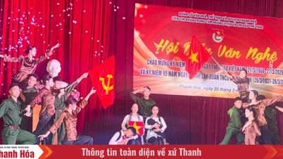 Sôi nổi hội diễn văn nghệ trong vận động viên