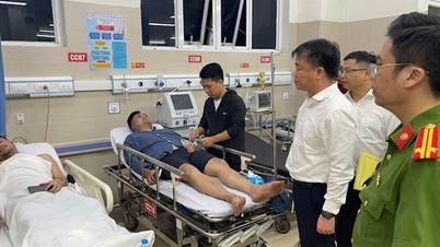 Möt "hjältarna" som räddade 7 personer från en brand i Hoang Mai-distriktet.