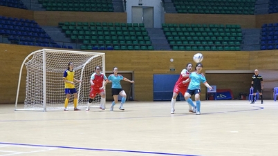 Tournoi de futsal féminin passionnant lors du 10e Festival sportif de la ville de Da Nang.