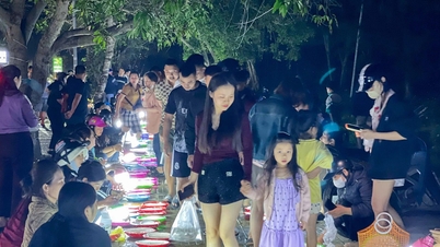 Cua Lo's "flash squid market": No scales, no price lists, yet bustling every night.