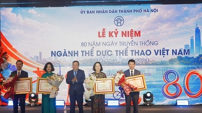 Hanoi: Tüntetés a vietnami sport- és testnevelés hagyományos napjának 80. évfordulója alkalmából.