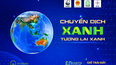 Menyebarkan pesan ramah lingkungan dari kampanye Earth Hour 2026.
