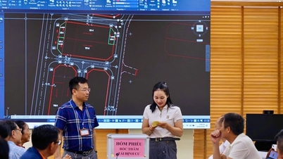 Comuna de Thien Loc: Sorteo de parcelas de terreno para reasentamiento en el marco del proyecto de inversión para la construcción del puente Thuong Cat.