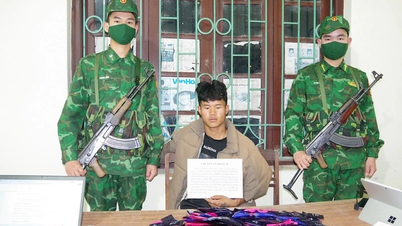 Authorities in Dien Bien province apprehended a suspect transporting 60,000 pills of synthetic drugs.