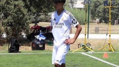 Ronaldo Jr. បានហ្វឹកហាត់ដោយមិននឹកស្មានដល់ជាមួយក្រុម U16 របស់ Real Madrid នៅពេលគាត់វិលត្រឡប់មកប្រទេសអេស្ប៉ាញវិញ។