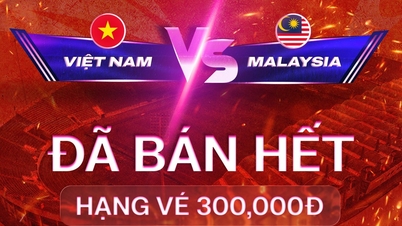 Billettene til kampen mellom Vietnam og Malaysia ble fullstendig utsolgt til en pålydende verdi på 300 000 VND, og ​​arrangørene håper på én ting ...