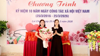 Lai Chau Provincial General Hospital organized a celebration for the 10th anniversary of Vietnam Social Work Day (March 25, 2016 - March 25, 2026).