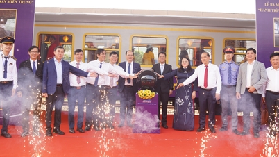 Nytt gränssnitt lanserat för tåget "Journey Connecting Heritage in Central Vietnam".