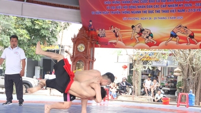 Preserving the spirit of the homeland through the Lam Son Traditional Wrestling Festival.