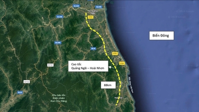 Drumul expres Quang Ngai - Hoai Nhon va fi deschis pentru trafic la mijlocul lui aprilie 2026.