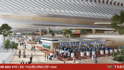 Αποκαλύπτεται το φουτουριστικό εσωτερικό του αεροδρομίου Phu Quoc.
