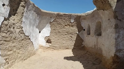 Las ruinas revelan la vida monástica del monasterio más antiguo de Egipto.