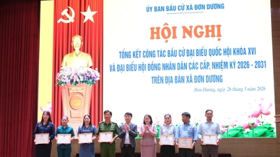 De verkiezingen in Don Duong waren een groot succes.