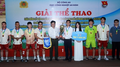 Bế mạc Giải thể thao Cục Công nghiệp an ninh