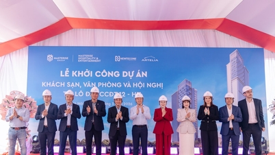Byggnationen av ett exklusivt hotell- och kontorskomplex som utvecklats av Masterise Group i Dong Anh, Hanoi, har påbörjats.