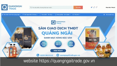 Το Quang Ngai προωθεί το ηλεκτρονικό εμπόριο.