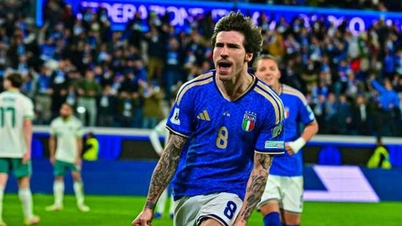 Tonali leads Italy to the play-off final for a place in the 2026 World Cup.