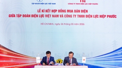 EVN menandatangani perjanjian pembelian listrik untuk proyek Pembangkit Listrik LNG Hiep Phuoc.
