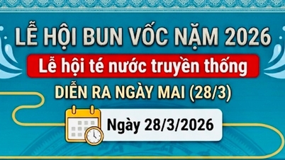A 2026-os Bun Vốc Nặm Fesztivál holnap, március 28-án kerül megrendezésre.