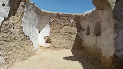 החורבות חושפות את חיי הנזיר במנזר העתיק ביותר במצרים.