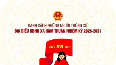 Κατάλογος των αιρετών αντιπροσώπων στο Λαϊκό Συμβούλιο της Κοινότητας Χαμ Τουάν για την περίοδο 2026-2031.