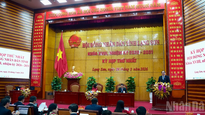 Otwarcie pierwszej sesji XVIII Rady Ludowej Prowincji Lang Son, kadencja 2026-2031