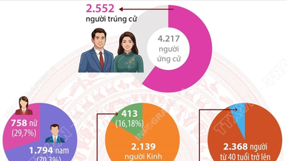 The structure includes 2,552 people elected as representatives to the Provincial People's Council for the 2026-2031 term.