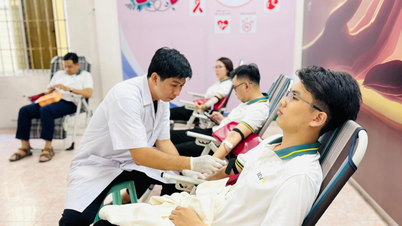 Plus de 50 cadres et employés de la banque BIDV, succursale de Khanh Hoa, ont participé à un don de sang volontaire.