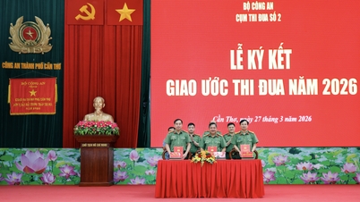 Hue City Police Department undertecknar emuleringsavtal "För nationell säkerhet" med emuleringskluster nr 2