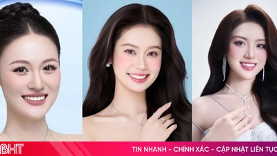 2025년 미스 월드 베트남 왕관을 노리는 10명의 후보.
