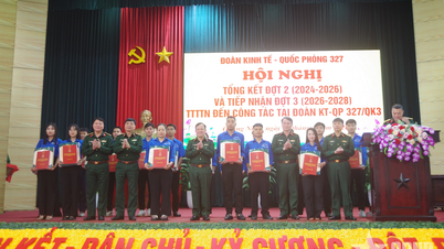 Young intellectuals volunteering with the 327th Economic-Defense Brigade actively participate in socio-economic development.