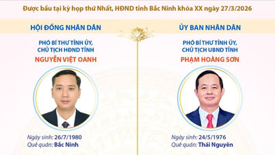 Belangrijke leiderschapsposities in de Provinciale Volksraad en het Volkscomité van Bac Ninh voor de periode 2026-2031.
