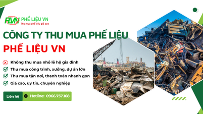 A VN Scrap Metal Tay Ninhben fémhulladék felvásárlására specializálódott, magas áron.