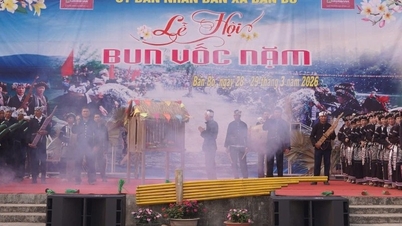Invigningsceremoni för "Bun Vốc Nặm"-festivalen i Bản Bo Commune, 2026