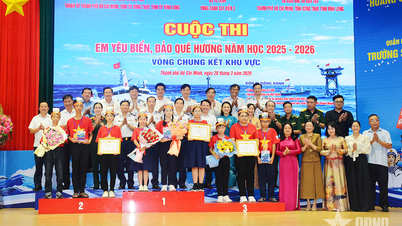 Leerlingen uit Ho Chi Minh-stad winnen de eerste prijs in de regionale finale van de wedstrijd "Ik hou van de zeeën en eilanden van mijn thuisland".