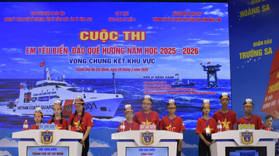 El equipo de Ciudad Ho Chi Minh ganó el primer premio en el concurso "Amo los mares y las islas de mi patria".