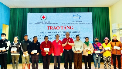 Tặng 150 triệu đồng vốn sinh kế và học bổng tại các xã Lạc Dương, Di Linh