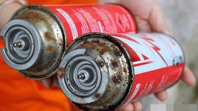 Peringatan tentang bahaya penggunaan tabung gas mini.